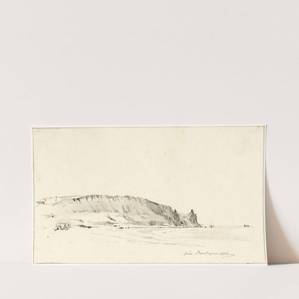 De rotskust bij Boulogne (1856) by Pieter van Loon