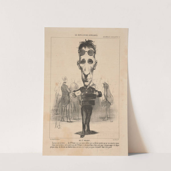 De St. Priest (1849) by Honoré Daumier