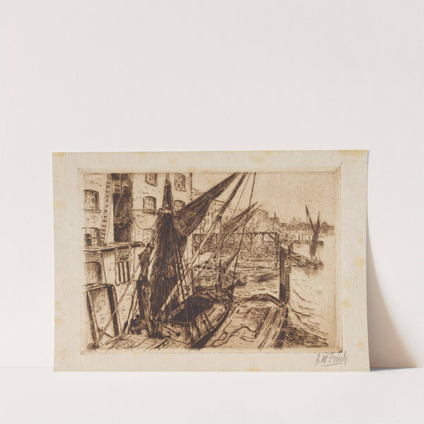 De Thames te London (1890-1891) by Alfred William Finch