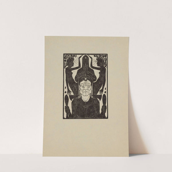 De tocht der Argonauten – Physieke kracht viert triomf, wordt onttroond, doch blijft dienstbaar (1925) by Karel de Bazel