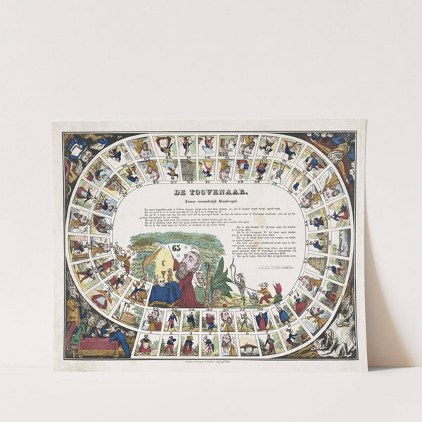 De Toovenaar – Nieuw vermakelijk kinderspel (1856) by Erve Wijsmuller