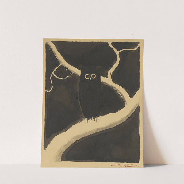 De uil by Léon Spilliaert