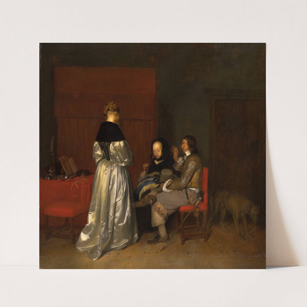 De vaderlijke vermaning by Charles van Beveren