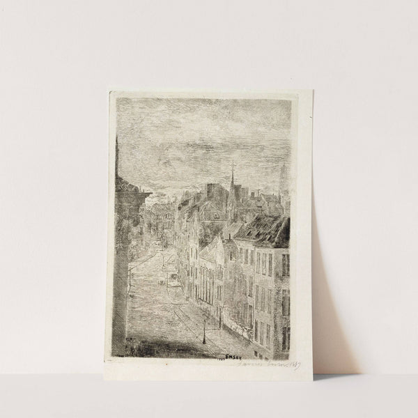 De Van Iseghemlaan in Oostende by James Ensor