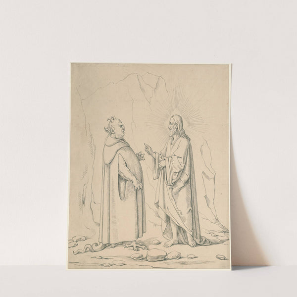 De verzoeking van Christus by David Humbert de Superville