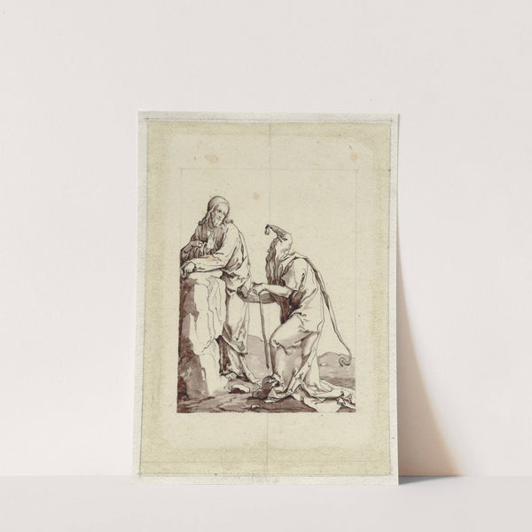 De verzoeking van Christus by David Humbert de Superville