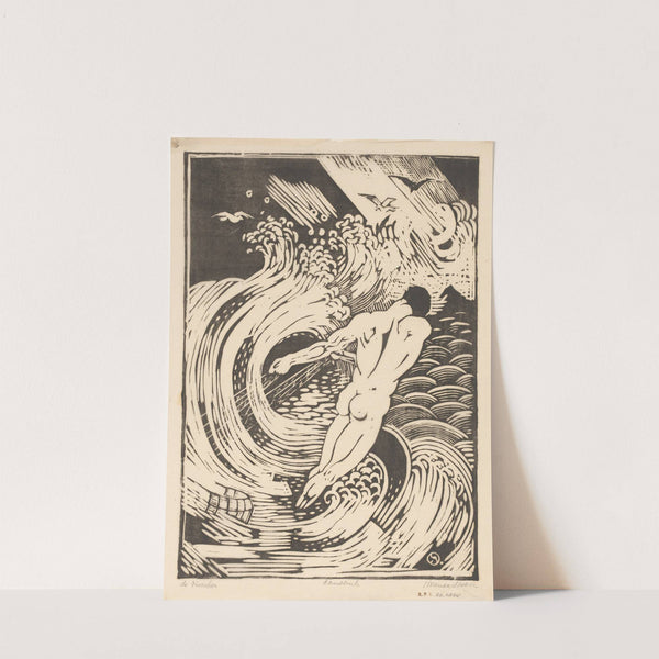 De visscher (1880 - 1920) by Henri van der Stok