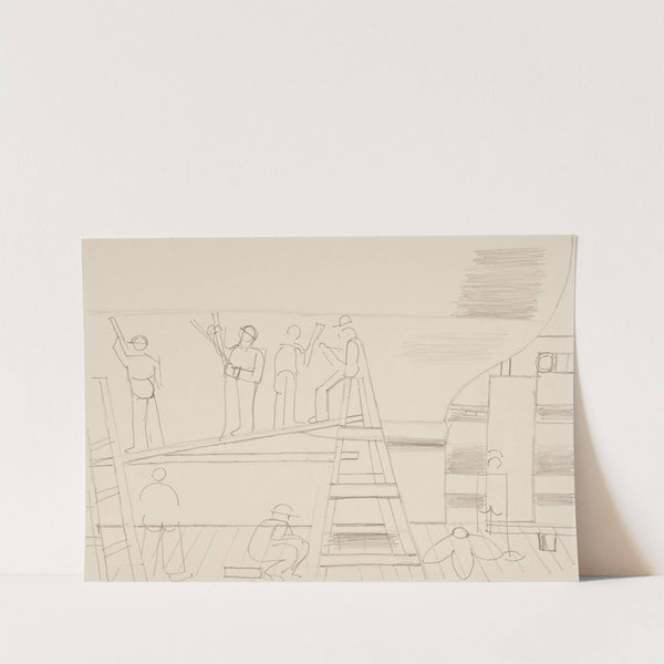 De vissers (1949) by Jean Brusselmans