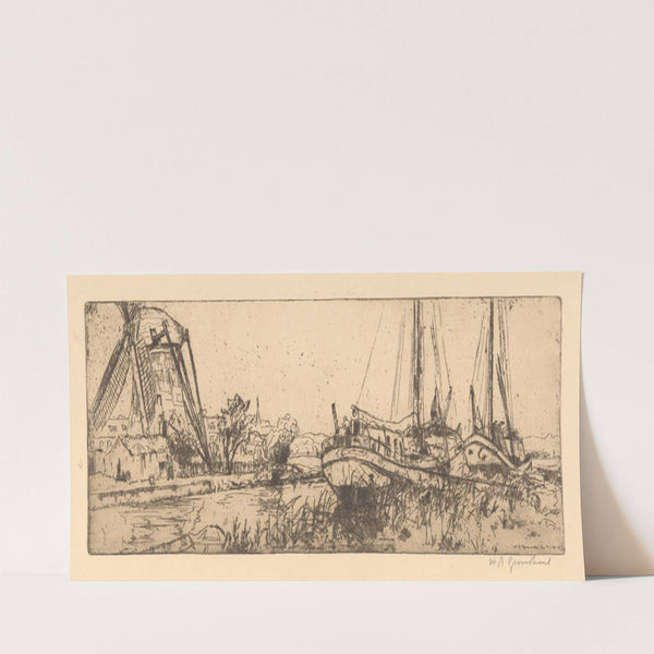 De Vliet (1888-1934) by Willem Adrianus Grondhout