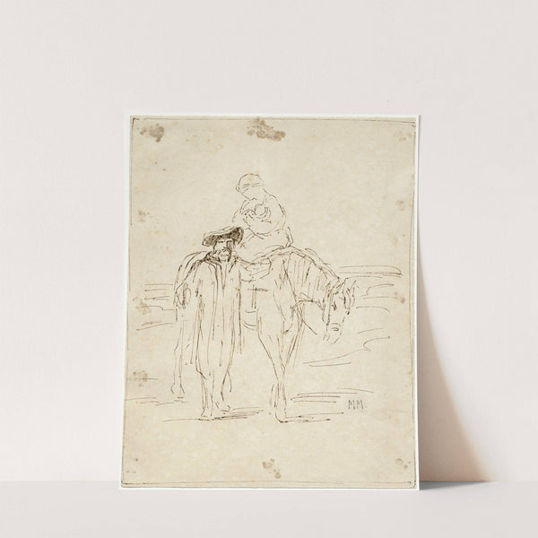 De vlucht naar Egypte by Matthijs Maris