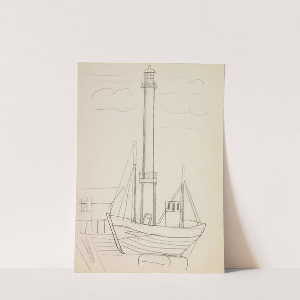 De vuurtoren (1952) by Jean Brusselmans