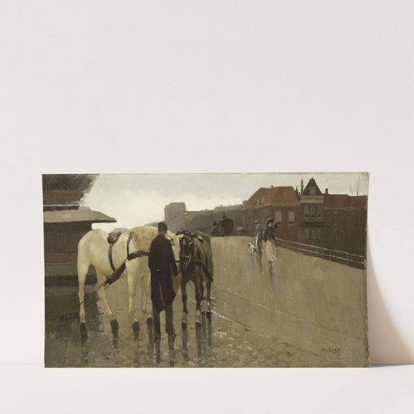 De Wagenbrug in Den Haag (1885 - 1895) by Willem de Zwart