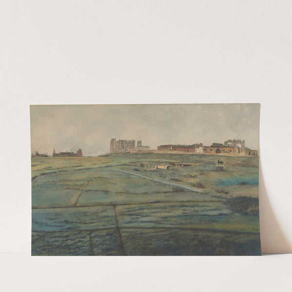 De Wellingtonrenbaan en het Royal Palace Hotel te Oostende kort na de Tweede Wereldoorlog (1945) by Léon Spilliaert