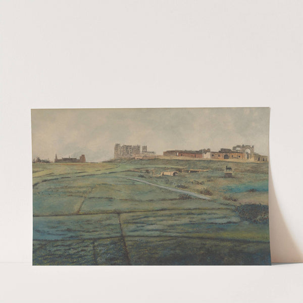 De Wellingtonrenbaan en het Royal Palace Hotel te Oostende kort na de Tweede Wereldoorlog by Léon Spilliaert