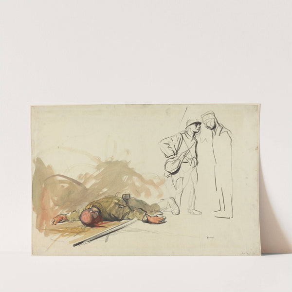 Dead German Soldier (c. 1914-1919) by Jean-Louis Forain