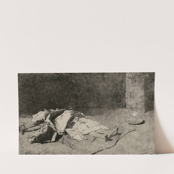 Dead Kabyle (1867) by Mariano Fortuny Marsal