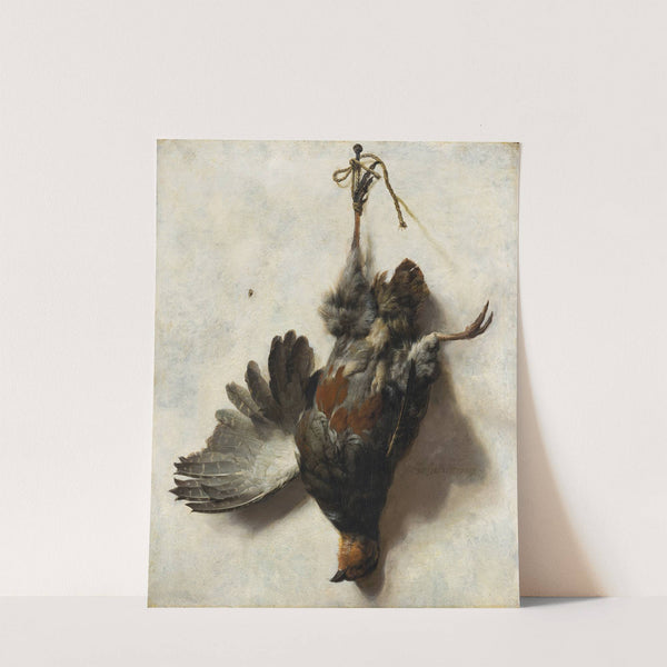 Dead Partridge Hanging from a Nail by Jan Weenix