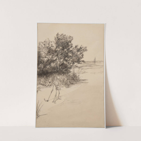 Death at the Lake (1880) by Max Klinger