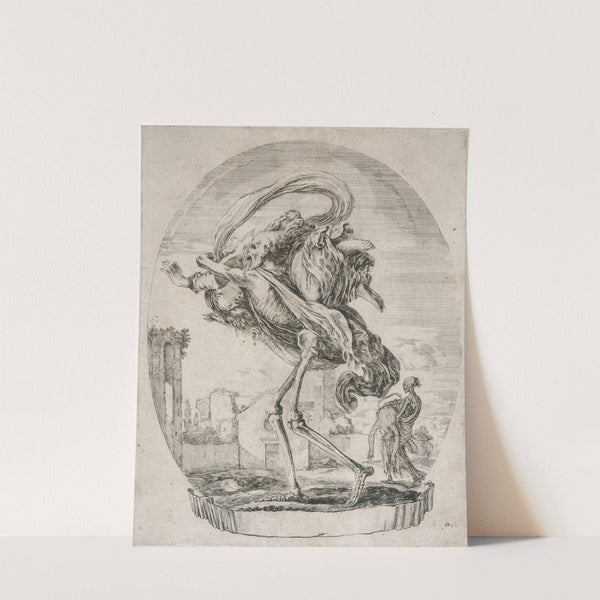 Death Carrying off a Young Woman by Stefano Della Bella