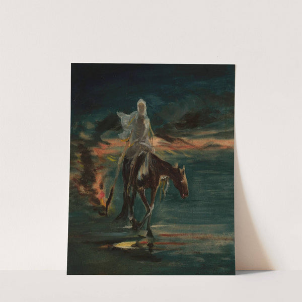 Death, central section of the triptych “Disaster”, sketch by Adam Chmielowski