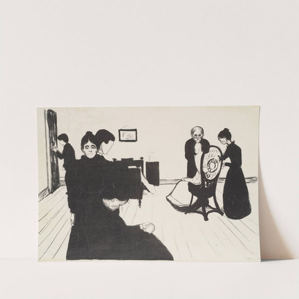 Death In The Sickroom (1896) by Edvard Munch