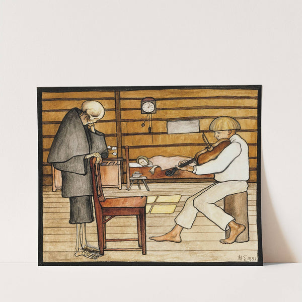 Death Listens by Hugo Simberg