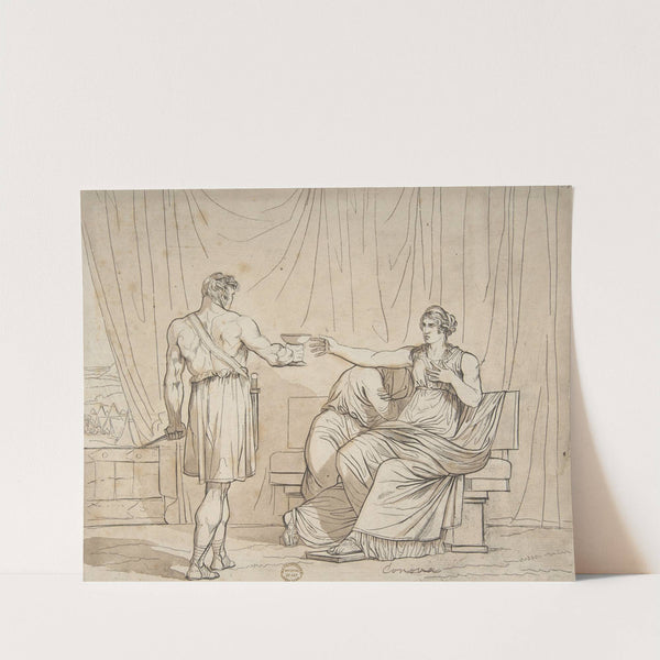 Death of a Roman Matron (1781–1835) by Bartolomeo Pinelli