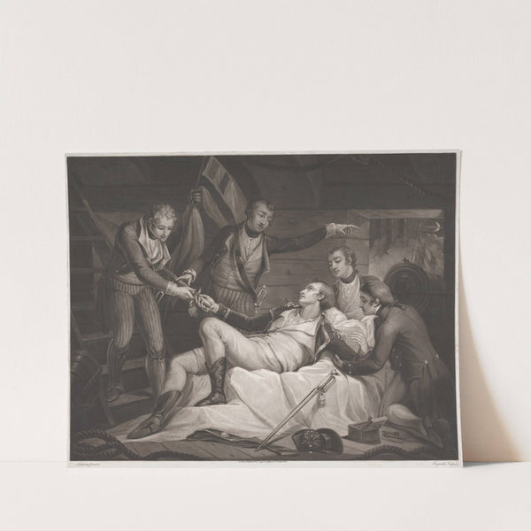 Death of Captain Alexander Hood (1798) by James Northcote