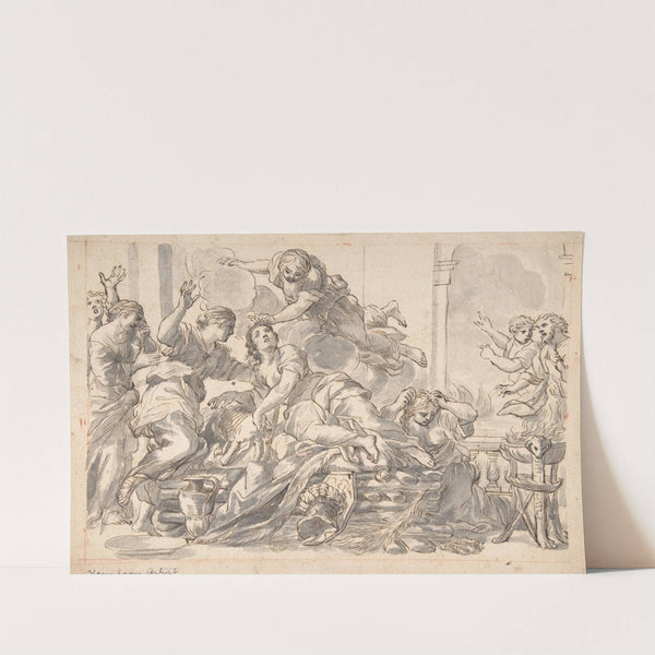 Death of Dido by After Giovanni Francesco Romanelli