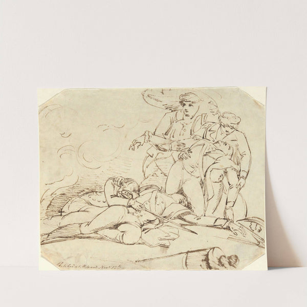 Death of General Montgomery in the Attack on Quebec, 31 December 1775 (1785) by John Trumbull