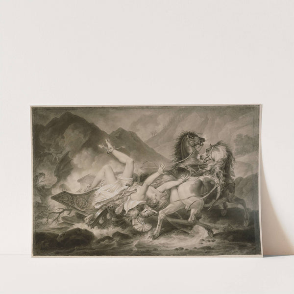 Death of Hippolytos by Carle Vernet