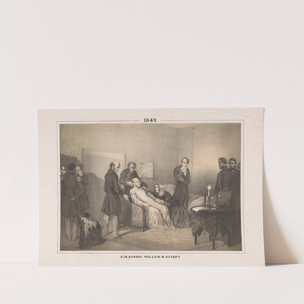 Death of King William II, 1849 by Herman Frederik Carel Ten Kate