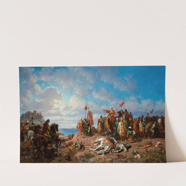 Death of Władysław Jagiellon near Varna by Stanisław von Chlebowski