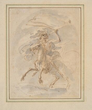Death on a Horse, study for the etching in the ‘Five Deaths’Â series