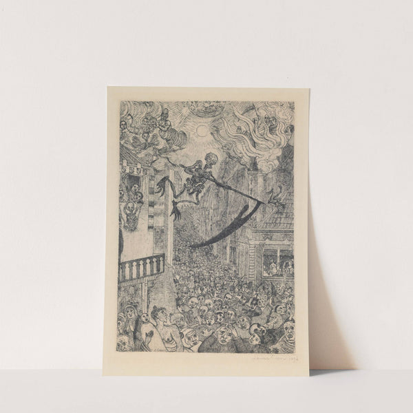 Death Pursuing the Human Herd (1896) by James Ensor