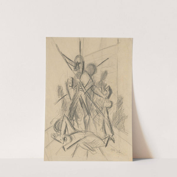 Death (Study for the Painting Bartholomew's Night) by Cyprián Majerník