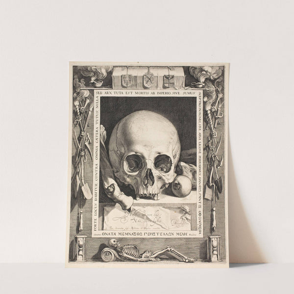 Death's Head by Jan Saenredam