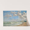Deauville, la plage à marée montante (1890) by Eugène Boudin
