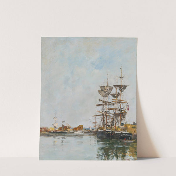 Deauville, Le Basin (1896) by Eugène Boudin