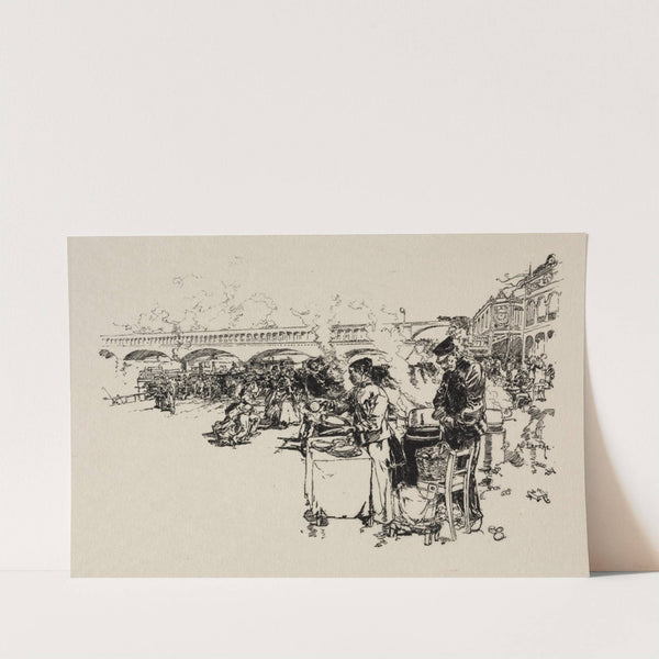 Debarcadère des bateaux-omnibus (c. 1870–1918) by Auguste Louis Lepère