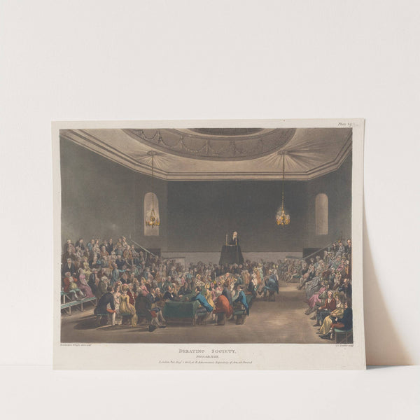 Debating Society, Piccadilly (1808) by Thomas Rowlandson