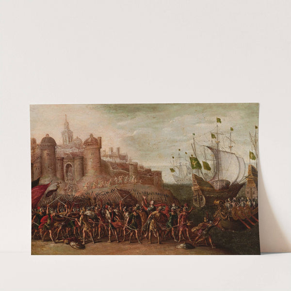 Deborah and Barak against Sisera by Circle of Juan de la Corte