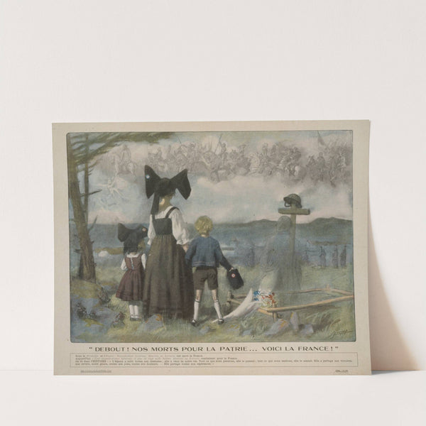 Debout! Nos morts pour la patrie . . . voici la France! (1914) by Lucien Jonas