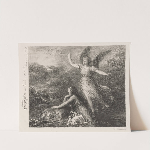 Debut from Paradise and the Peri (Second Plate) by Henri Fantin-Latour