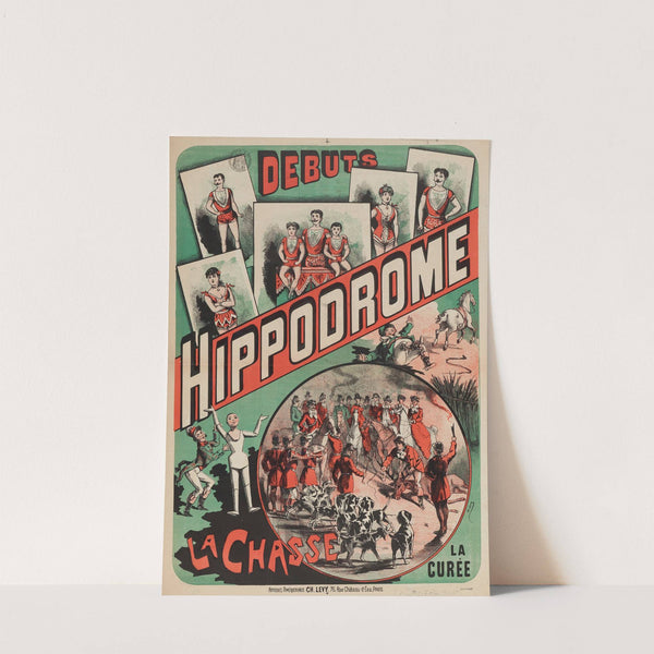 Debuts Hippodrome La Chasse La Curee (1886) by Imp. Charles Lévy