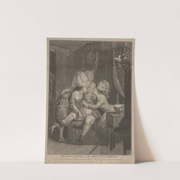 Deceitful kisses, or The pretty plunderers. (1781) by John Collet