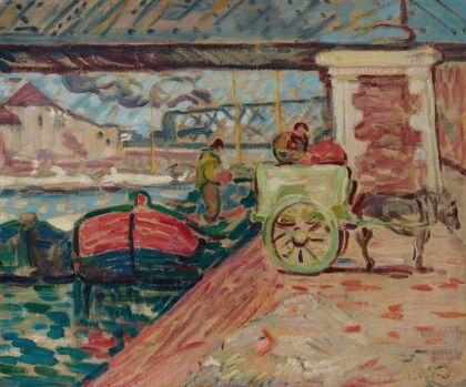 Déchargement sur les quais de Seine (1892) — size preview