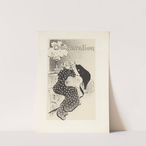 Déclaration (1894) by Théophile Alexandre Steinlen