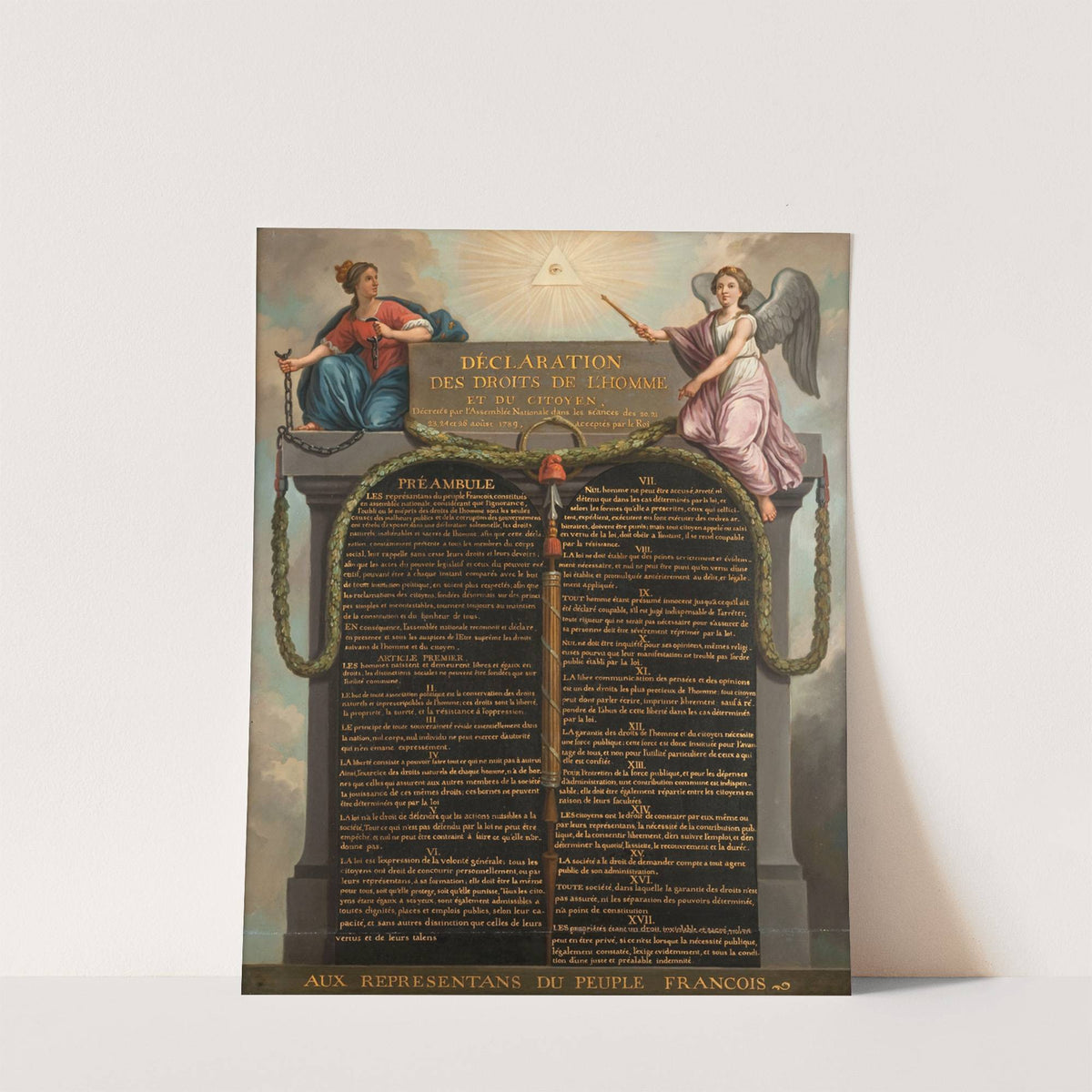 Déclaration des droits de l'homme et du citoyen. by Jean-Jacques-François Le Barbier