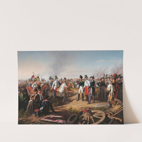 Declaration of victory after the Battle of Leipzig on 18 October 1813 (1839) by Johann Peter Krafft